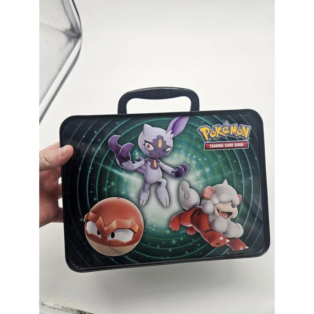 2022 Pokemon Nintendo Trading Card Game Tin Lunchbox Handle Case Storage Toy